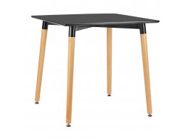 Стол Summer 80х80x75см, чёрный