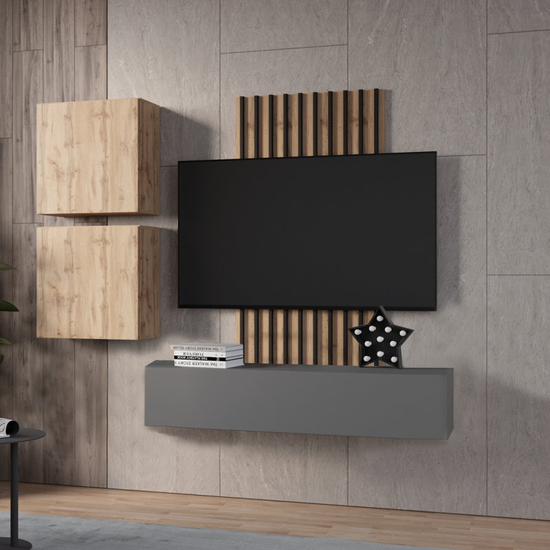 POINT ТИП-35 шкаф навесной Серый Графит(М24)