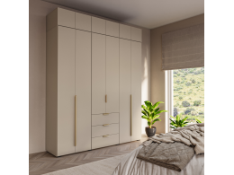 Набор мебели Шкаф Фиеста Л+антресоль кашемир (шкаф+антресоль)