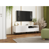 Тумба ТВ "Орегон" 1,4 м. Белый/ Белый Глянец