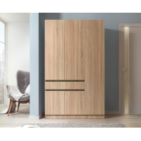 Шкаф распашной Сура (3 ств. 1ящ.) 1200х2100х480 Сонома