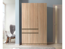 Шкаф распашной Сура (3 ств. 1ящ.) 1200х2100х480 Сонома