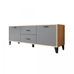 Тумба ТВМ-6 дуб крафт золотой/серый графит