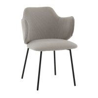 Стул Джиннет велюр светло-серый