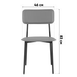 Стул обеденный Mikkie коричневый