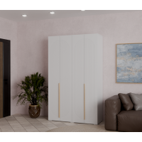 Шкаф Фиеста 1332х2200х500 (Белый/Белый Софт)