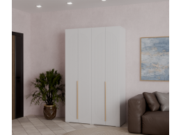 Шкаф Фиеста 1332х2200х500 (Белый/Белый Софт)