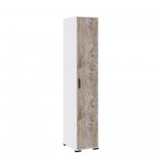 Прихожая Бриз пенал белый/дуб юкон