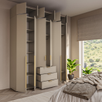 Набор мебели Шкаф Фиеста Л+антресоль кашемир (шкаф+антресоль)