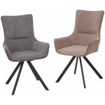 Стул GALAXY, 360 град. поворот. B5 Капучино, велюр / черный каркас, М-City