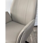 Стул YOZEF 360 град. поворот. HF017-09 Латте, экокожа / Черный, ®DISAUR