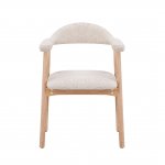 Стул обеденный Shredo бежевый шенилл светлое дерево 2 шт.