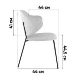 Стул Bellamy букле мятный