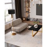 Диван Стоун new ткань букле серо-бежевый