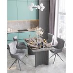 Стул Carlene вращающийся серый