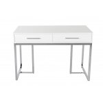 Стол-консоль Армада F-1543, 120х60х78 см, белый, серебро Стол-консоль Армада F-1543, 120х60х78 см, белый, серебро