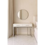 Стол-консоль Армада F-1543, 120х60х78 см, белый, серебро Стол-консоль Армада F-1543, 120х60х78 см, белый, серебро