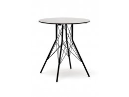 "Конте" интерьерный стол из HPL круглый Ø70см, цвет "серый гранит" "Конте" интерьерный стол из HPL круглый Ø70см, цвет "серый гранит"