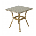 "Кабри" обеденная группа плетеная на 4 персоны, цвет бежево-коричневый