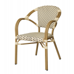 "Кабри" обеденная группа плетеная на 4 персоны, цвет бежево-коричневый