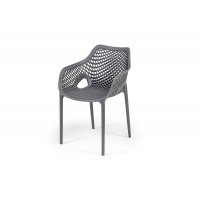 "Беллини" стул пластиковый, цвет темно-серый
