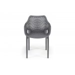 "Беллини" стул пластиковый, цвет темно-серый "Беллини" стул пластиковый, цвет темно-серый