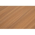 "Диего" журнальный стол из HPL 120х60 H40, каркас белый муар, цвет "дуб"