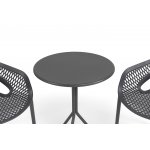 "Беллини" обеденная группа на 2 персоны, цвет темно-серый "Беллини" обеденная группа на 2 персоны, цвет темно-серый