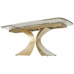 Стол MATIAS 180 GLOSS LUXURY PANDORA SOLID CERAMIC / шампань, ®DISAUR