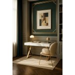 Стол-консоль Рокки MJ-001, 120х55х76 см, белый/золото Стол-консоль Рокки MJ-001, 120х55х76 см, белый/золото