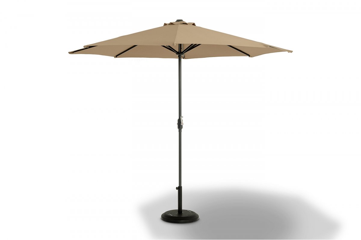 "Джулия" зонт садовый 3х3м на центральной опоре, тент бежевый