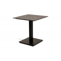 "Каффе" стол из HPL квадратный 70х70см, цвет "серый мрамор"