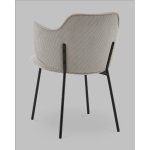 Стул Джиннет велюр светло-серый