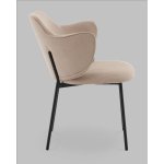 Стул Джиннет NEW велюр бежевый