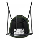 Стул полубарный Ant букле зеленый