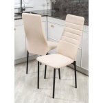 Стул МОНАКО Marseille-13 Латте, велюр / черный каркас M-City