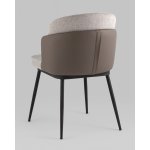 Стул Пенелопа рогожка серый с серой экокожей 2 шт.