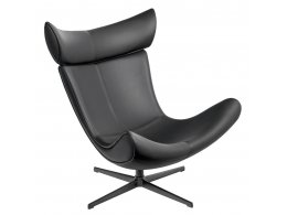 Кресло TORO черный, экокожа