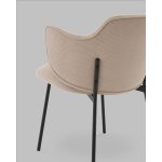 Стул Джиннет NEW велюр бежевый