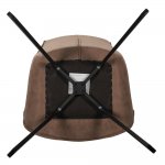 Стул Soft коричневый, искусственная замша Стул Soft коричневый, искусственная замша