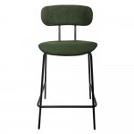 Стул полубарный Ant букле зеленый