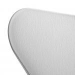 Стул Seven Style белый с хромированными ножками