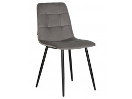 Стул обеденный DOBRIN CHILLY, Темно-серый Holland 18, основание черное