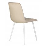 Стул обеденный DOBRIN CHILLY, Бежевый Holland 07, основание белое