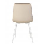 Стул обеденный DOBRIN CHILLY, Бежевый Holland 07, основание белое