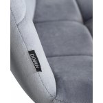 Набор 4 шт Стул обеденный DOBRIN CHILLY, Серо-голубой Holland 14, основание белое