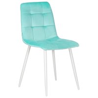 Стул обеденный DOBRIN CHILLY, Мятный Holland 50, основание черное