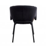 Стул обеденный Afrida рогожка тёмно-синий терракот