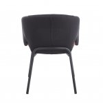 Стул обеденный Afrida рогожка черный бордо Стул обеденный Afrida рогожка черный бордо