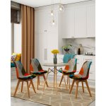 Стул FRANKFURT пэчворк 4 шт.